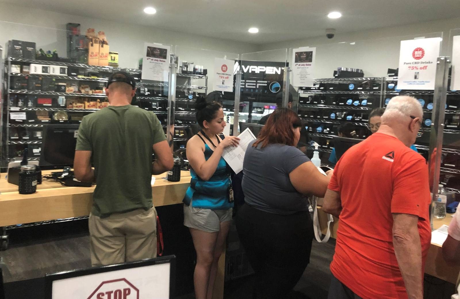 The interior of a licensed cannabis dispensary in Queen Creek, Arizona. Monterey County's proposed consumption venue ordinance would let the county's eight existing retail shops host on-site consumption, something no Monterey County retailer can offer today.