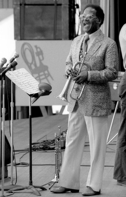 Trumpeter Clark Terry at the 1981 Monterey Jazz Festival. The 2026 edition was assembled under new leadership after longtime artistic director Tim Jackson retired in 2023.