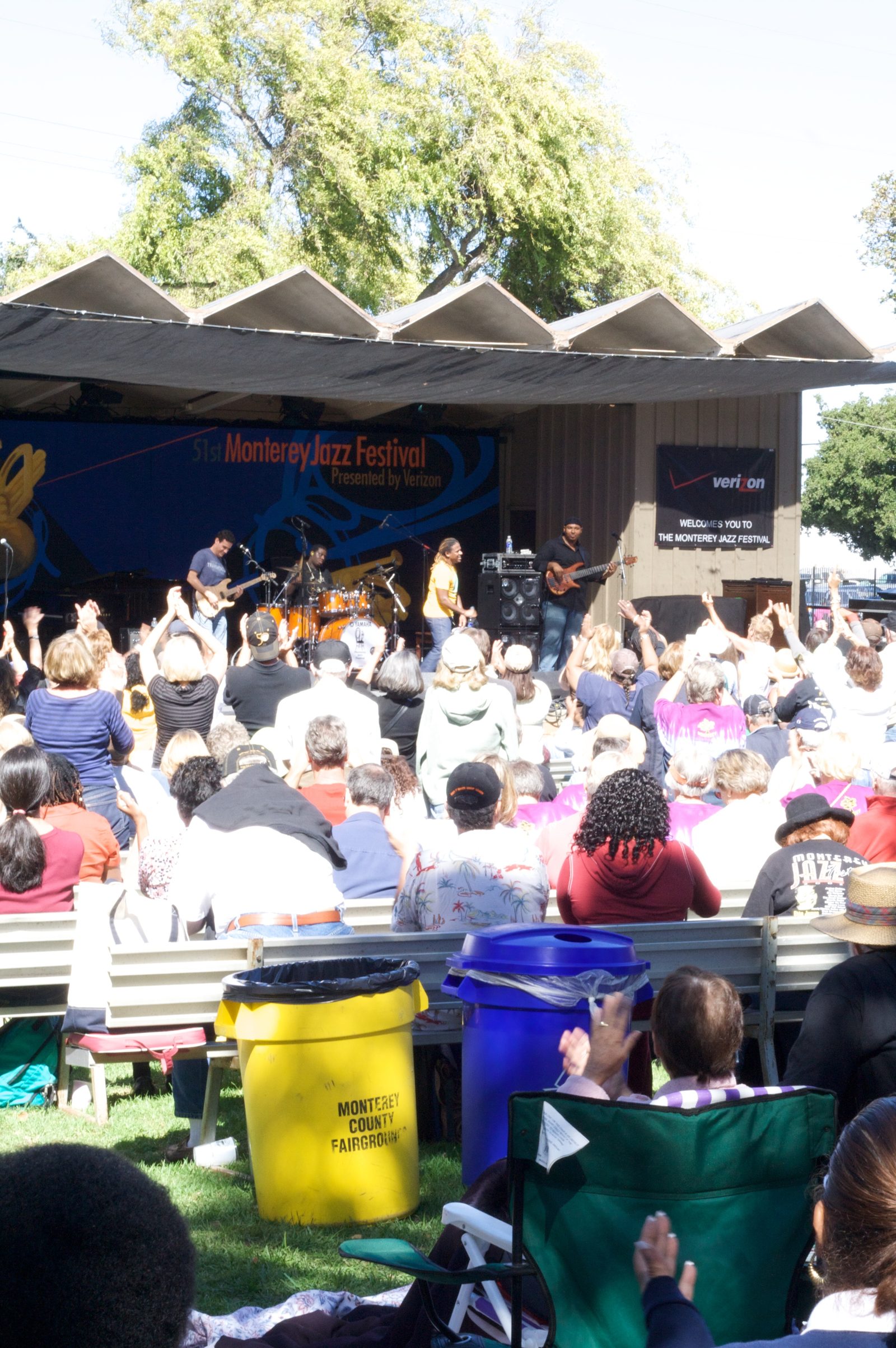 The 51st Monterey Jazz Festival in 2008. The festival returned to the Monterey County Fairgrounds in 2021 after a virtual 2020 edition, and the 69th ran Sept. 25-27.