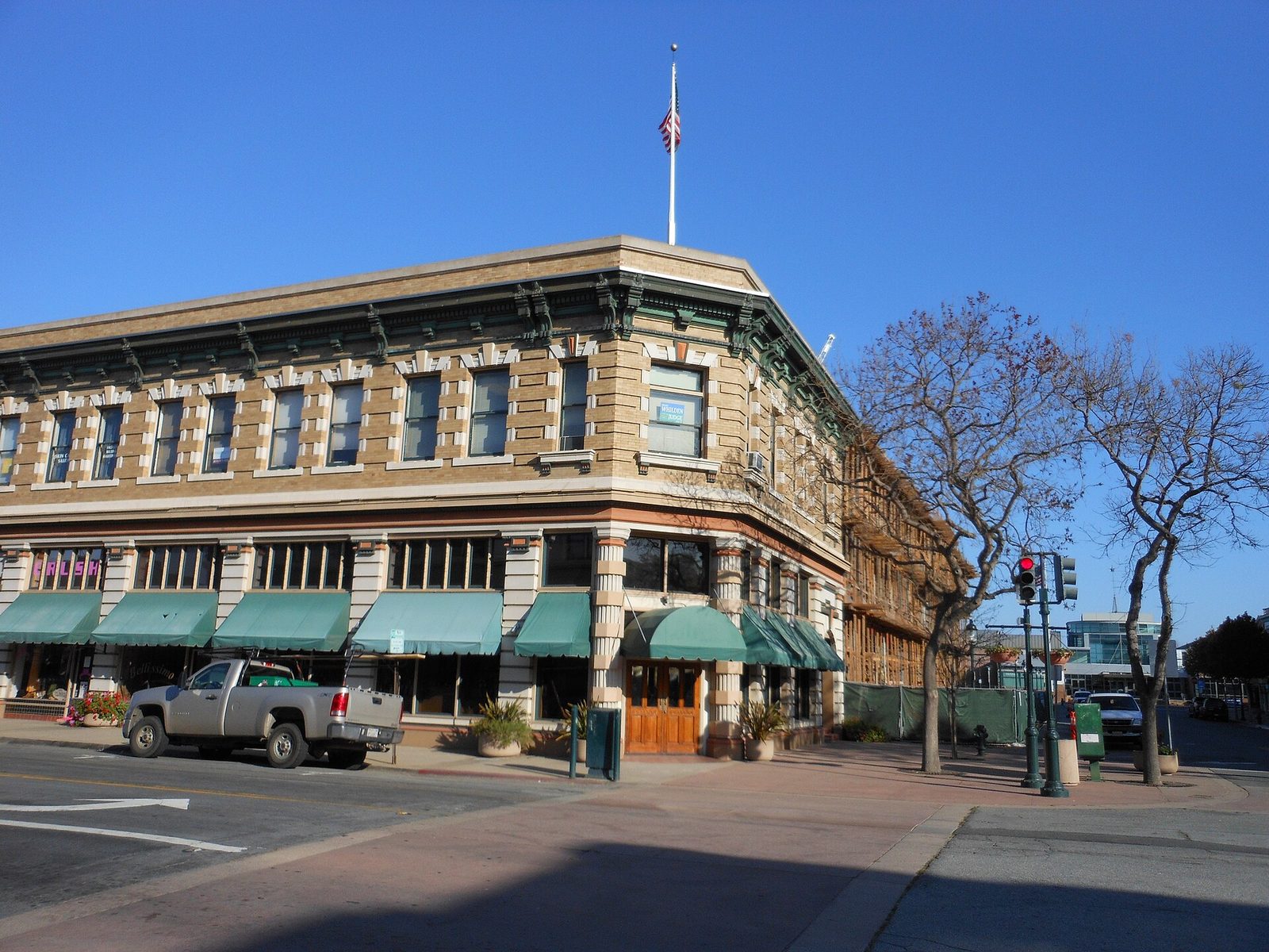 Main Street in downtown Salinas. The head-on collision that killed three young people Sunday night happened on Abbott Street, just outside the city, between US-101 and Harris Road.
